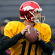 Illustration for article titled Arkansas QB Trying To Stretch His Lil Baby Hands In Order To Boost Draft Stock